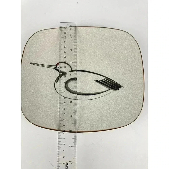 Avian Decorative Plate Asian Decor 9" - Picture 3 of 8